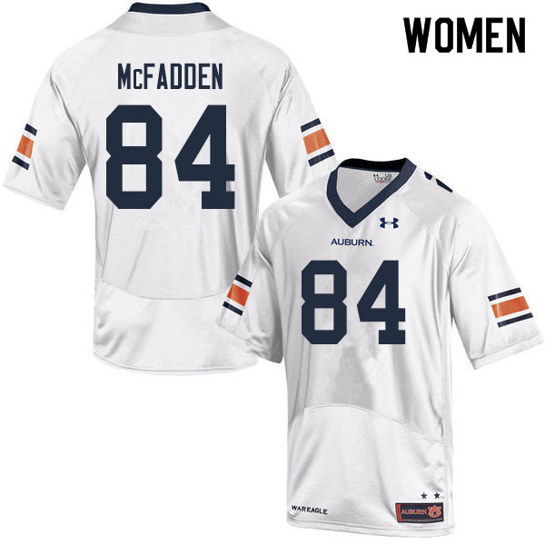 Women's Auburn Tigers #84 Jackson McFadden White 2019 College Stitched Football Jersey